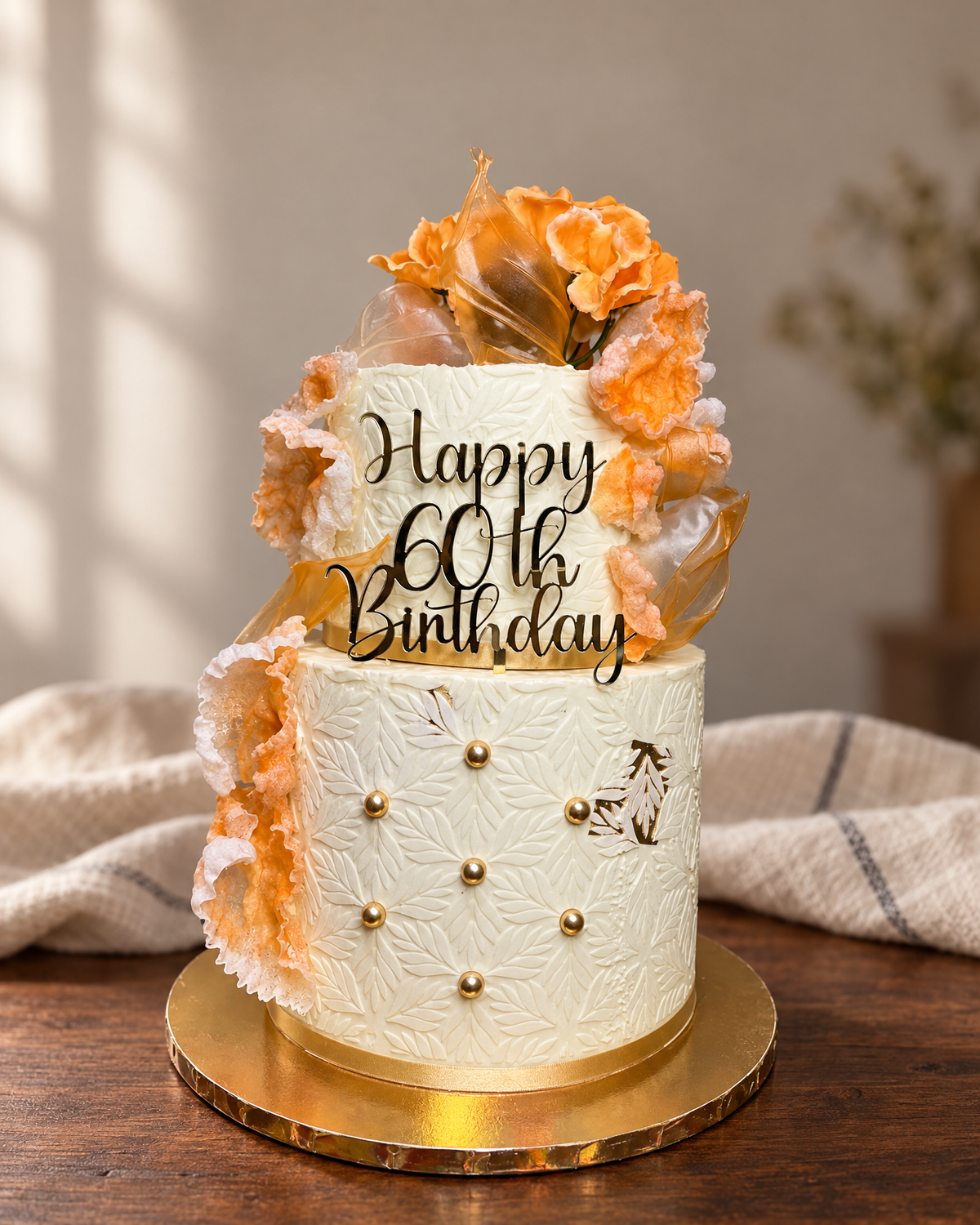 Custom celebration cake by Savoury Treats